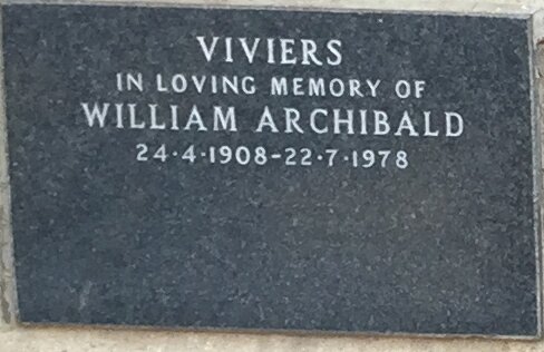 VIVIERS William Archibald 1908-1978