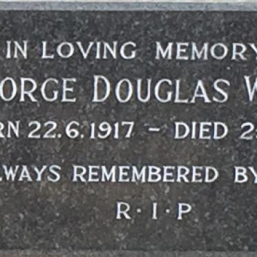 WRIGHT George Douglas 1917-1972