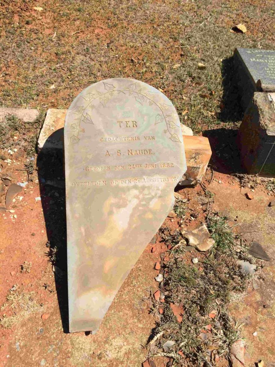 NAUDE A.S. 1882-189?