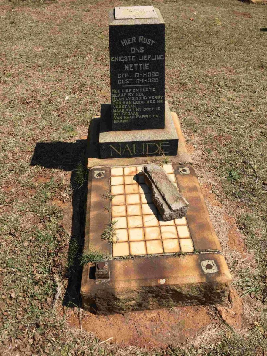 NAUDE Nettie 1920-1928