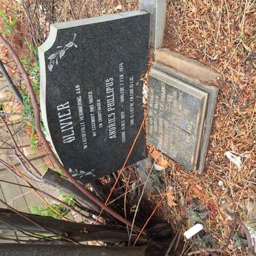 OLIVIER Pieter Johannes 1881-1946 &amp; Johanna Susanna Casperlina 1888-1944 :: OLIVIER Andries Phillipus 1922-1974