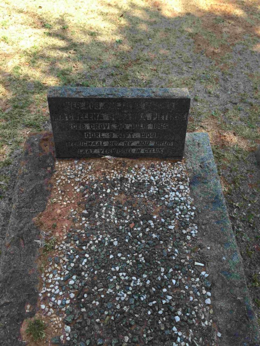 PIETERSE Magdelena Susanna nee GROVE 1865-1909