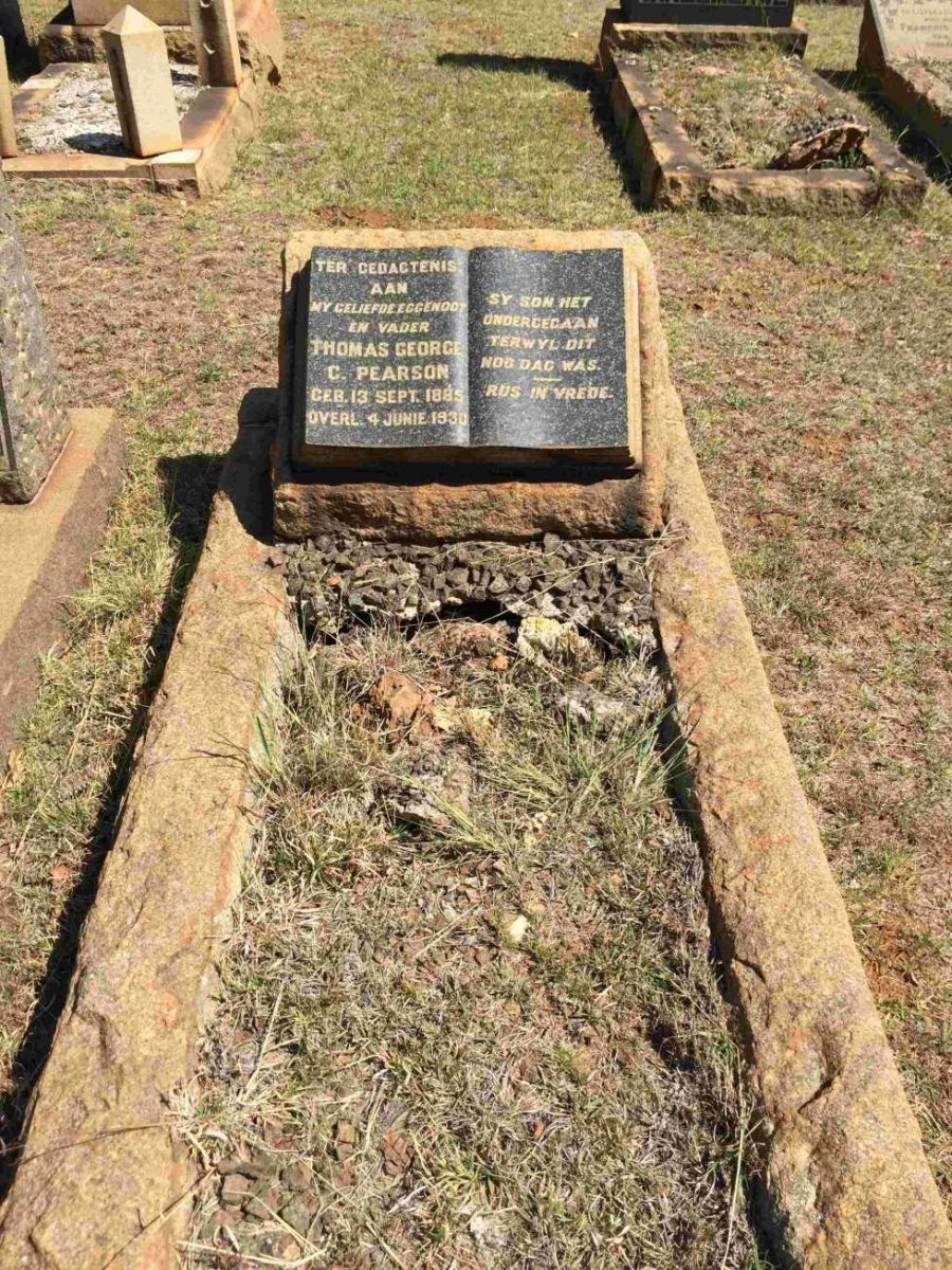 PEARSON Thomas George C. 1885-1930