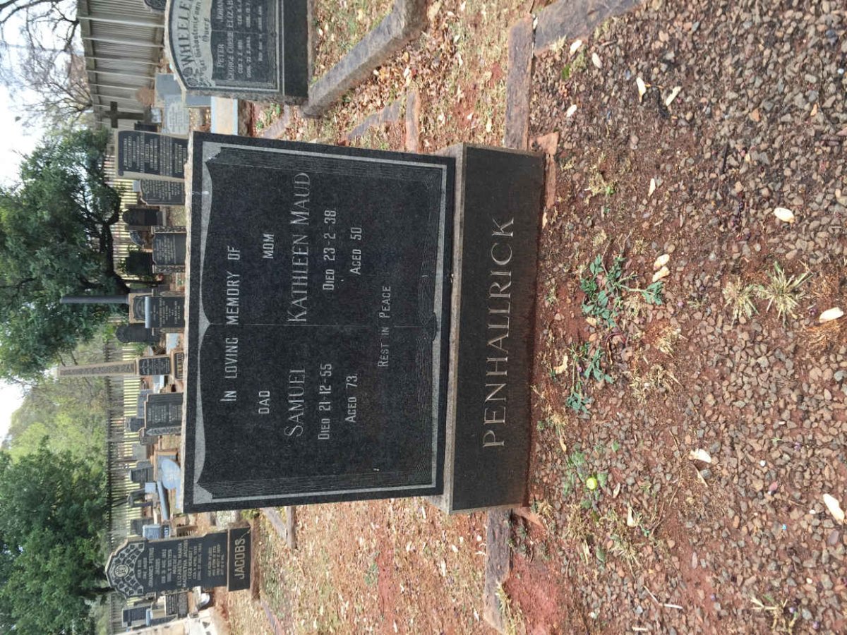 PENHALLRICK Samuel -1955 &amp; Kathleen Maud -1938