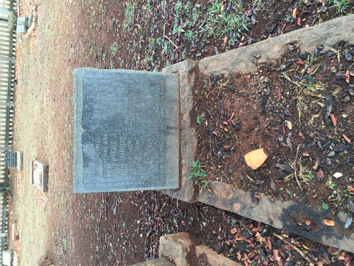 PRETORIUS Lodewikus J. -1942