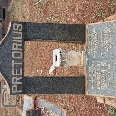 PRETORIUS Johannes G.H.J. 1916-1940