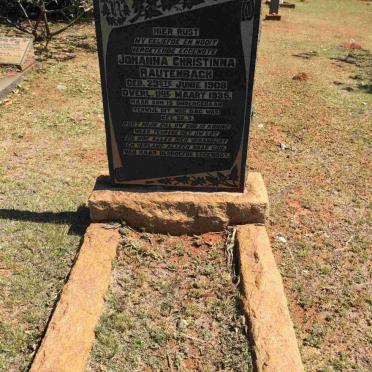 RAUTENBACH Johanna Christinna 1908-1935