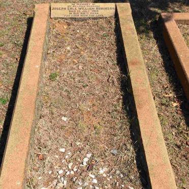 ROBINSON Joseph Erle William -1918