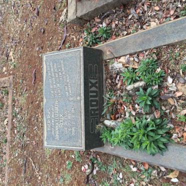 ROUX Johanna Elizabeth nee DU PLOOY 1867-1947