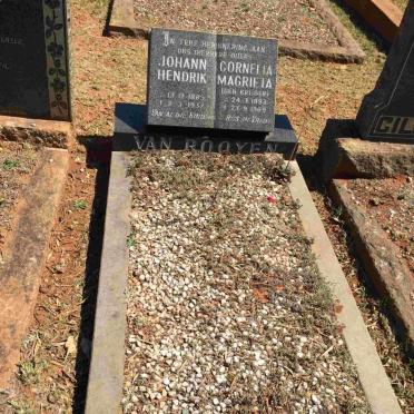 ROOYEN Johann Hendrik, van 1885-1937 &amp; Cornelia Magrieta KRUGER 1893-1969