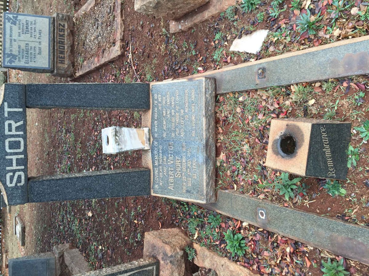 SHORT Albert Victor 18??-1941