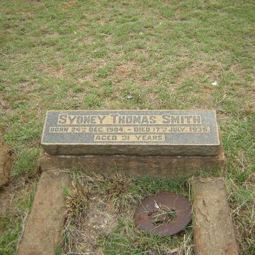 SMITH Sydney Thomas 1904-1935