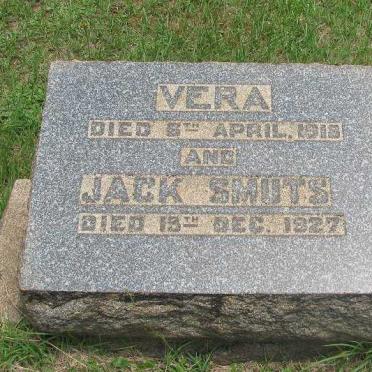 SMUTS Jack -1927 &amp; Vera -1918