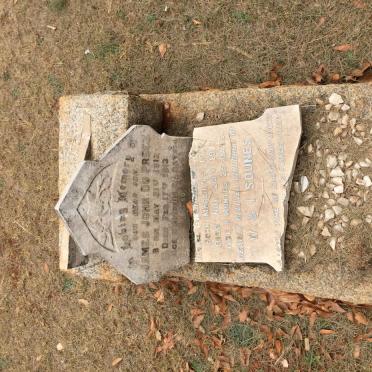 SOUNES James John du Preez 1912-1913 :: SOUNES Irene Gwendoline J. 1917-1917