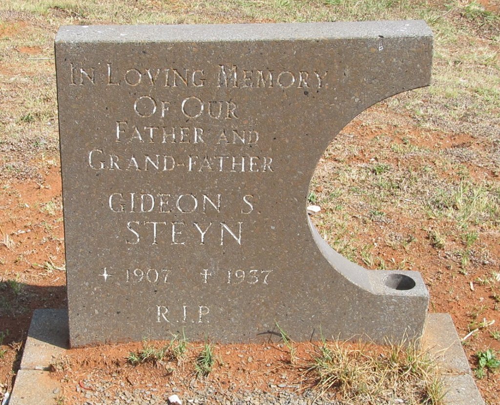 STEYN Gideon S. 1907-1937
