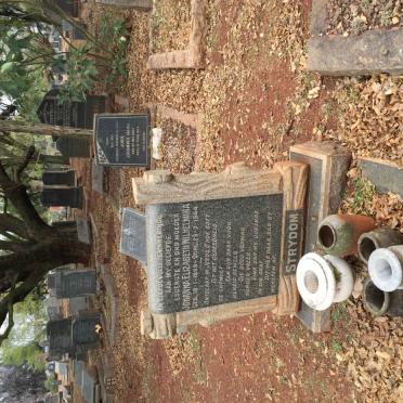 STRYDOM Johanna Elizabeth Wilhelmina 1898-1944