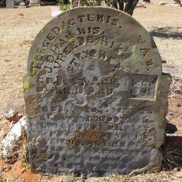 STRYCHER Johannis Vreederik 1868-1898