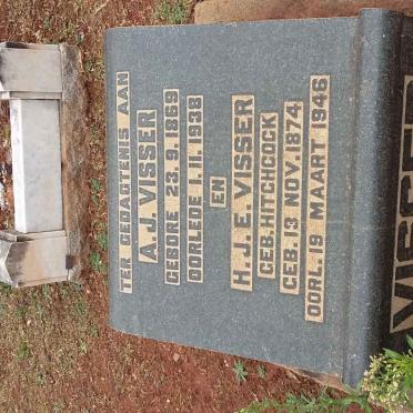 VISSER A.J. 1869-1938 &amp; H.J.E. HITCHCOCK 1874-1946