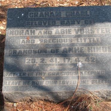 VORSTER Graham Charl 1941-1942 