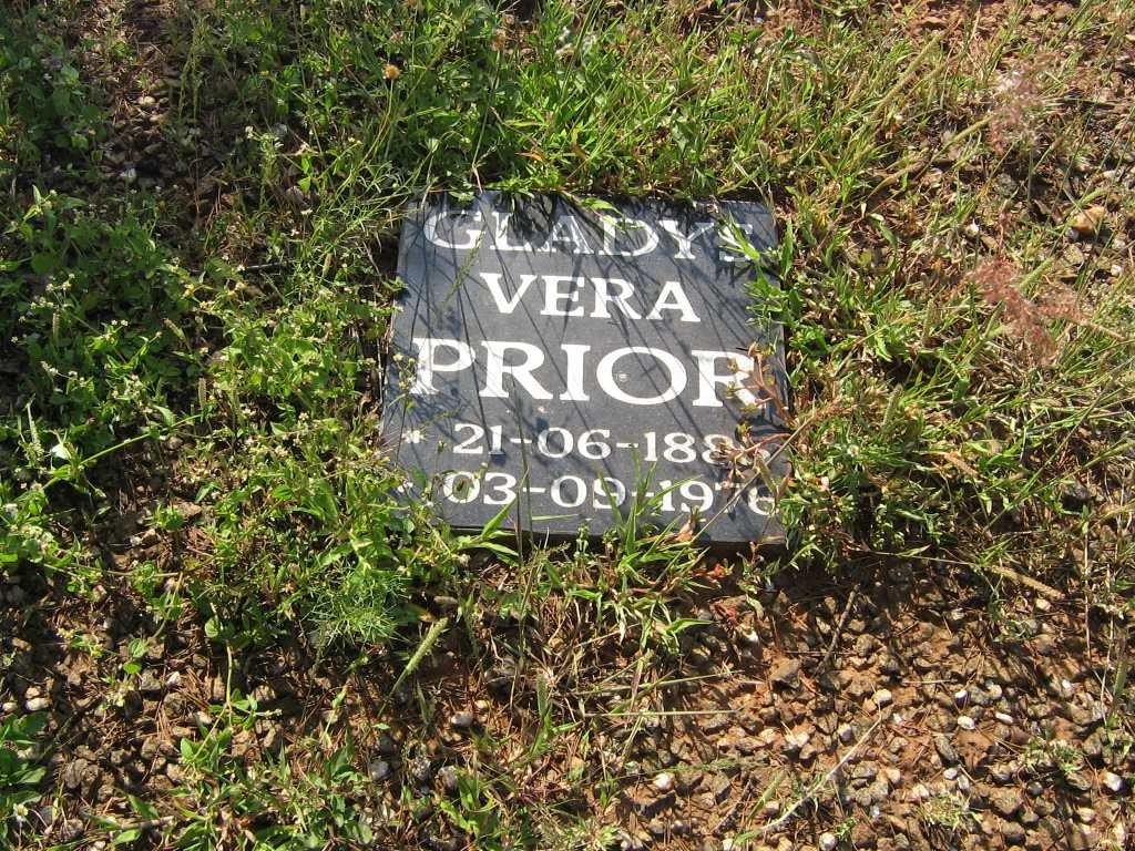 PRIOR Gladys Vera 188?-1976