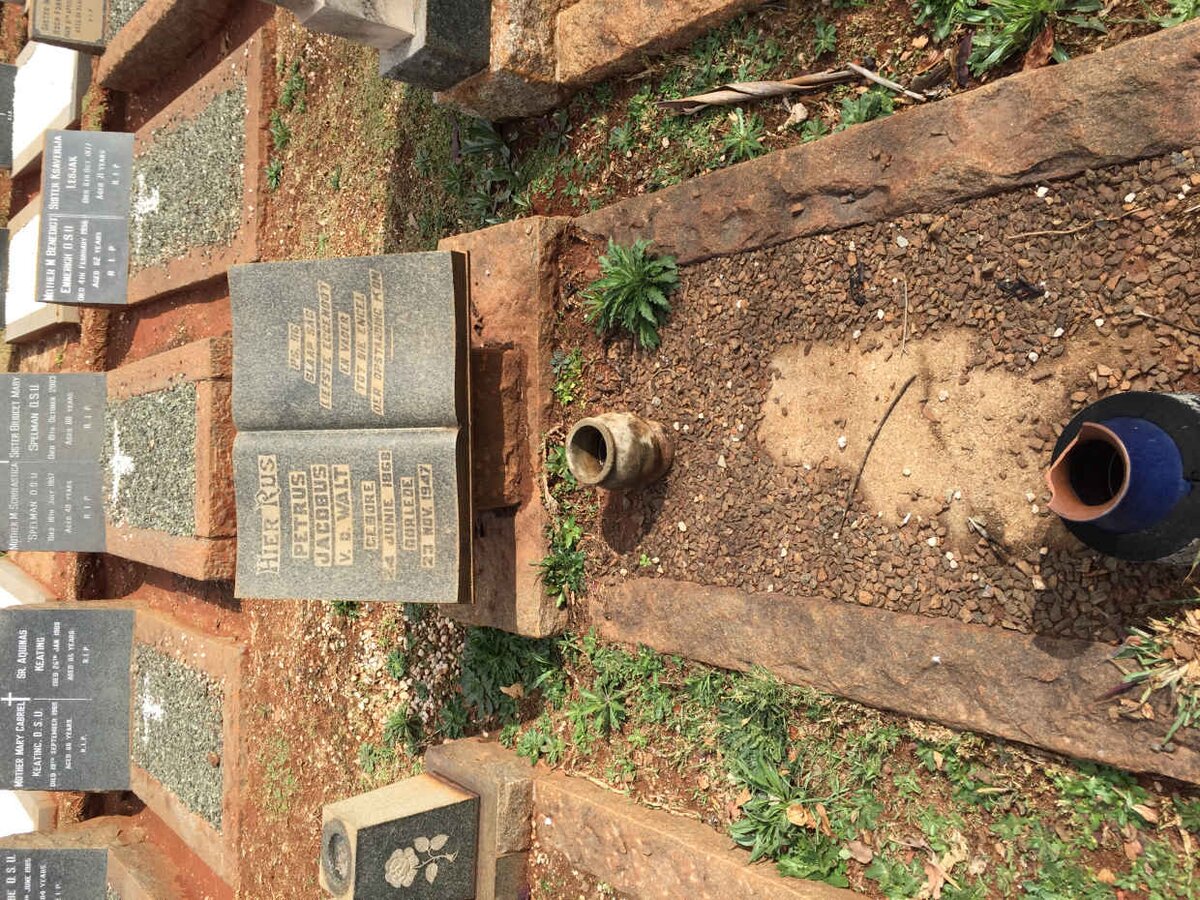 WALT Petrus Jacobus, v.d. 1868-1947