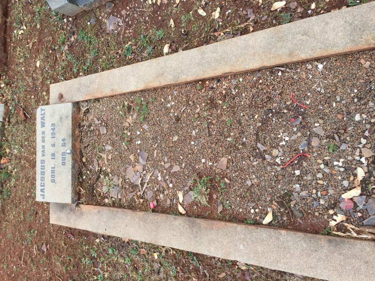 WALT Jacobus, van der -1940