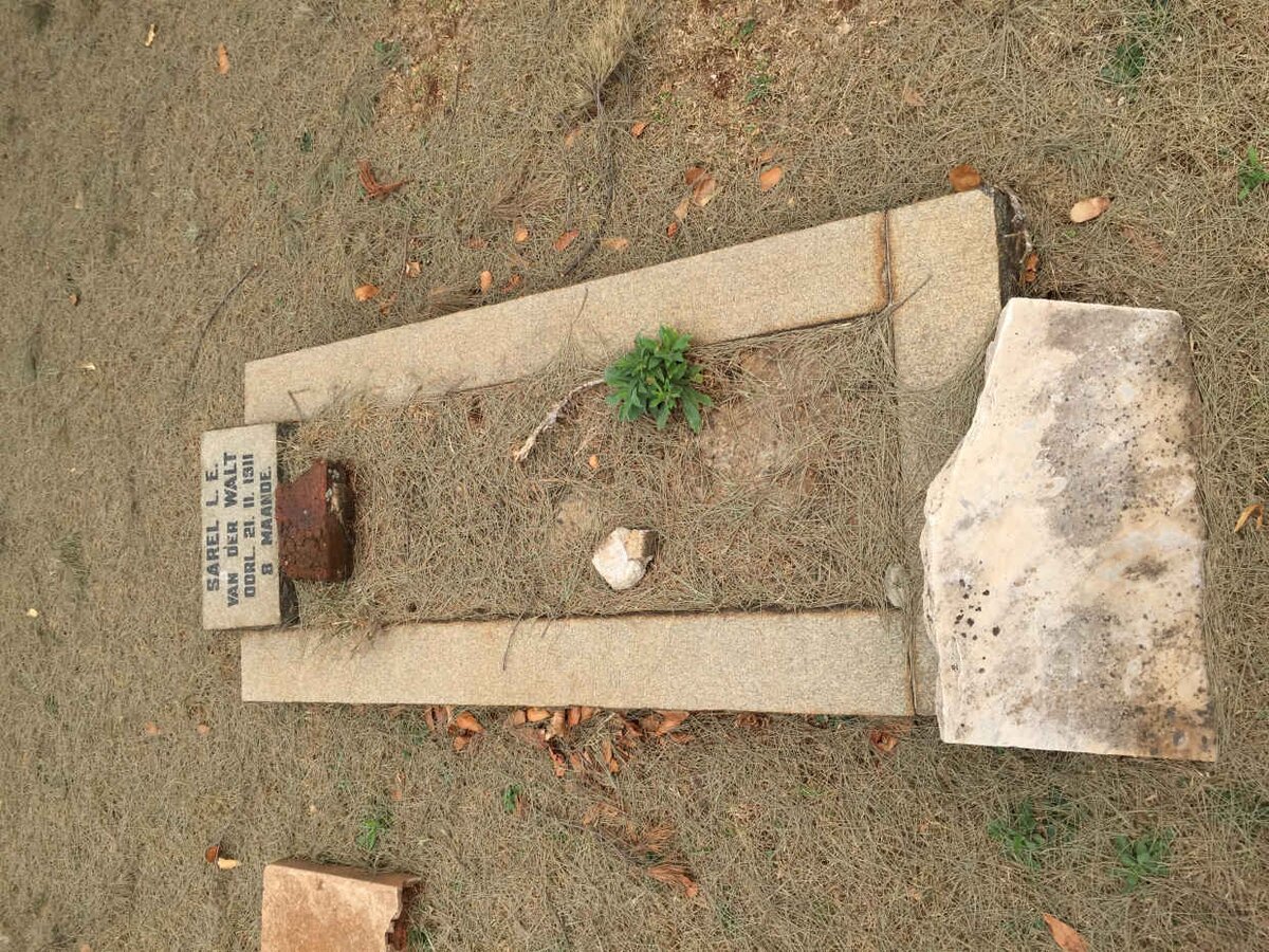 WALT Sarel L.E., van der -1911