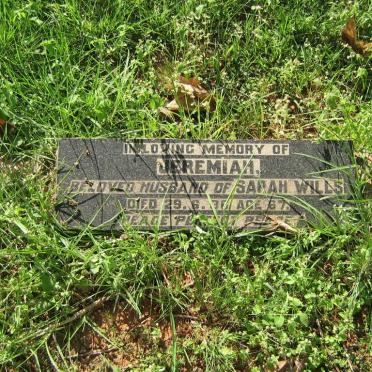 WILLS Jeremiah -1936 :: WILLS Frances -1934