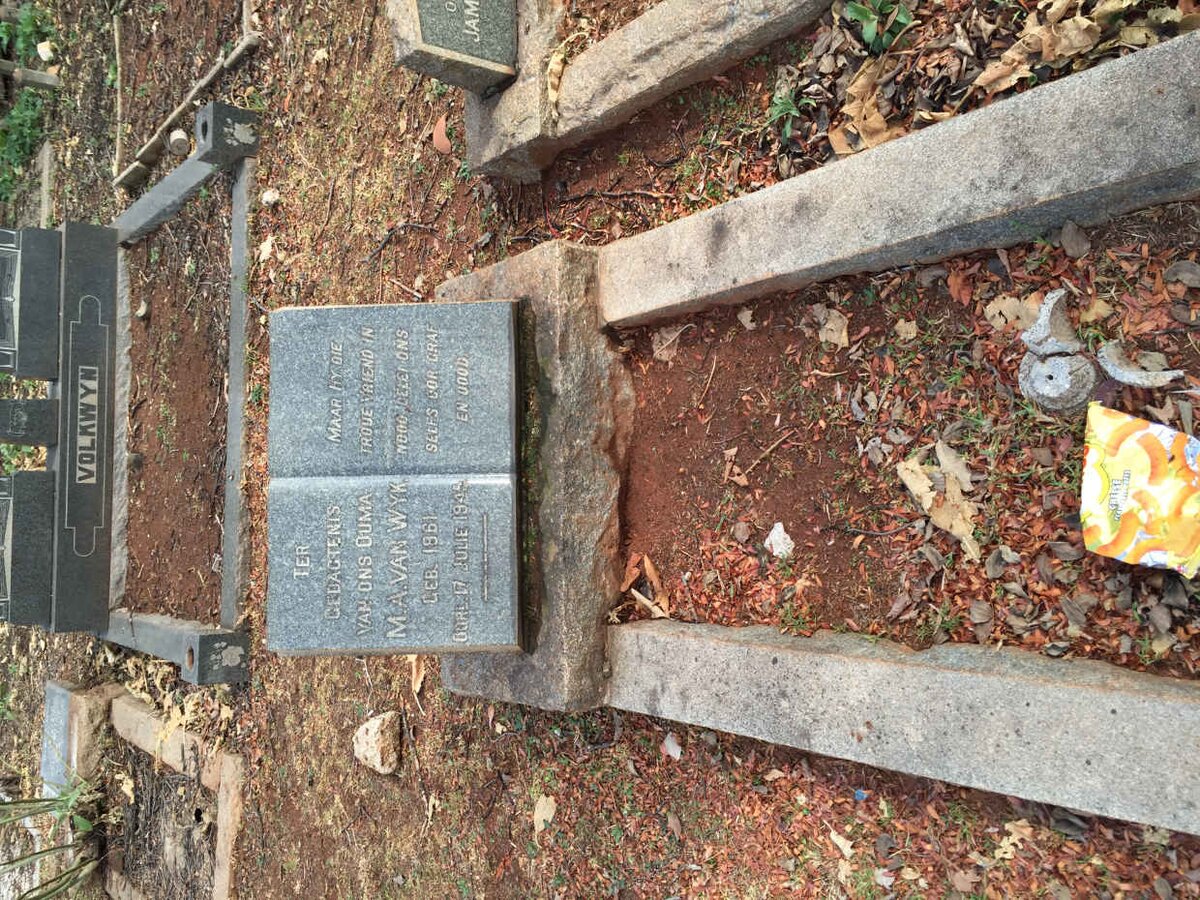 WYK M.A., van 1861-1945