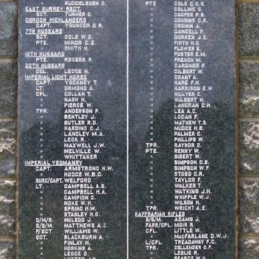 05. Memorial for British Soldiers who died during the Anglo Boer War 1899-1902