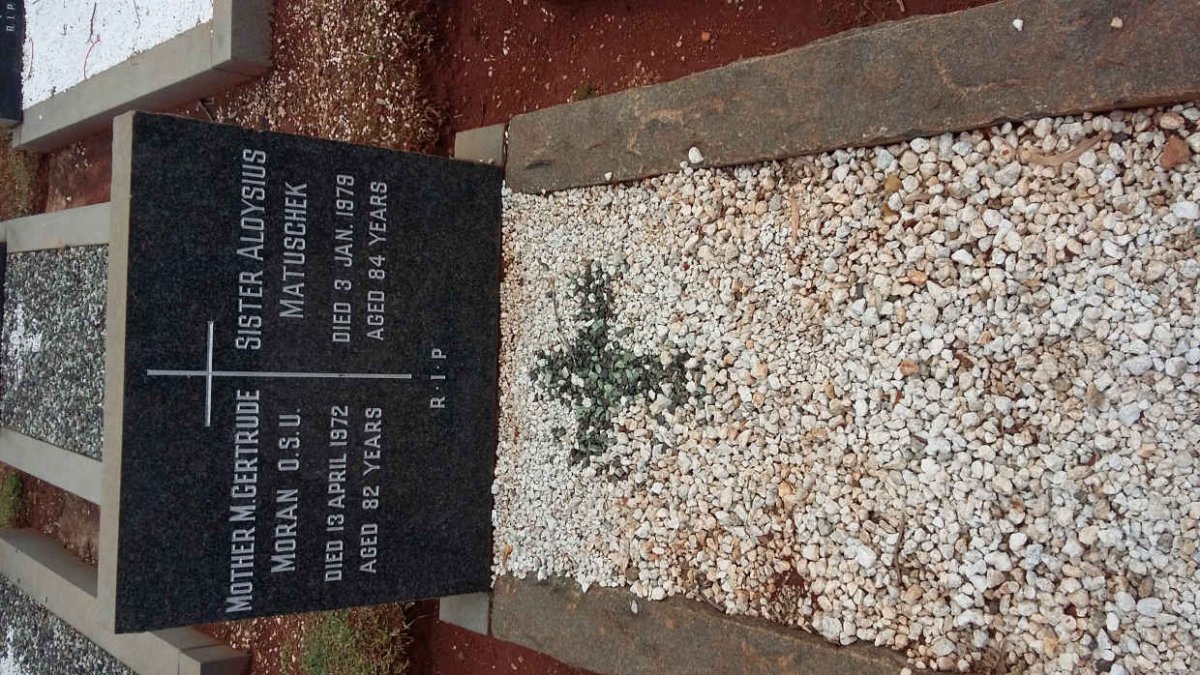 MORAN M. Gertrude -1972 :: MATUSCHEK Aloysius -1979