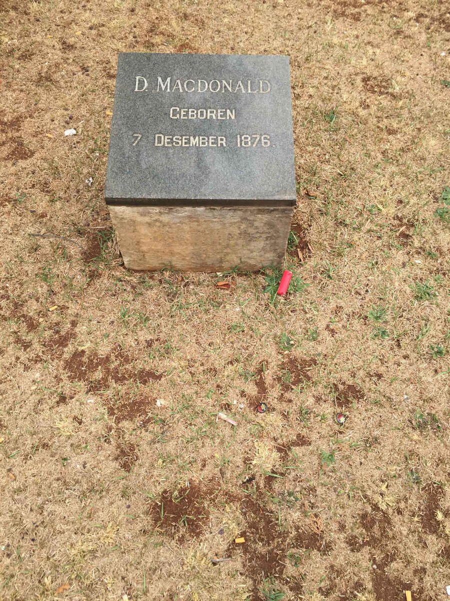 MACDONALD D. 1876-1896