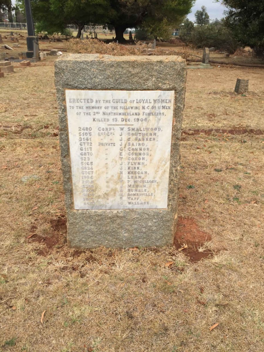 3. 2nd Northumberland Fusiliers - killed 1900