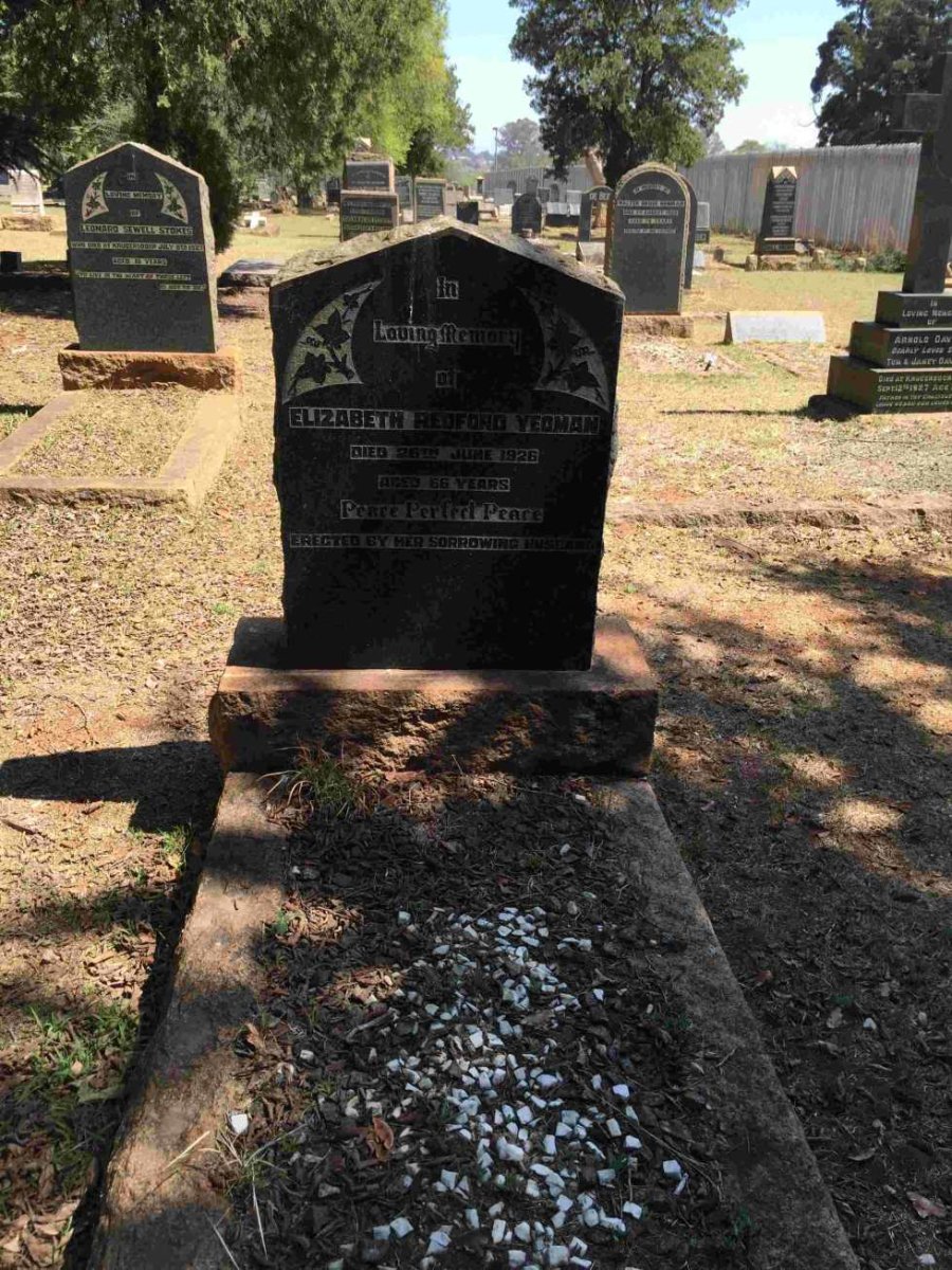 YEOMAN Elizabeth Redford -1926