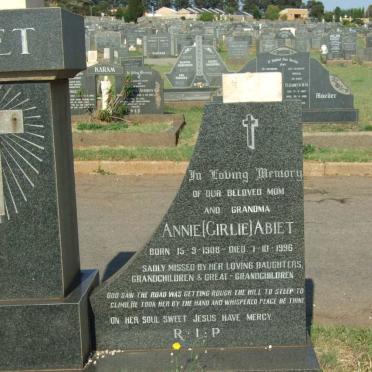 ABIET Annie 1908-1996