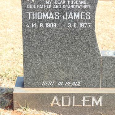 ADLEM Thomas James 1909-1977