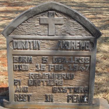 ANDREWS Dorothy 1932-1947