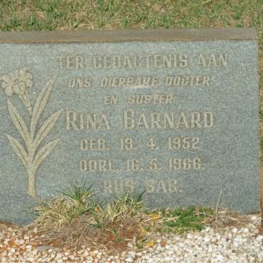 BARNARD Rina 1952-1966