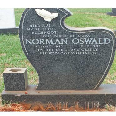 BAILLIE Norman Oswald 1925-1982
