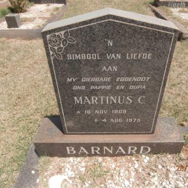 BARNARD Martinus C. 1909-1975