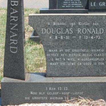 BARNARD Douglas Ronald 1951-1973