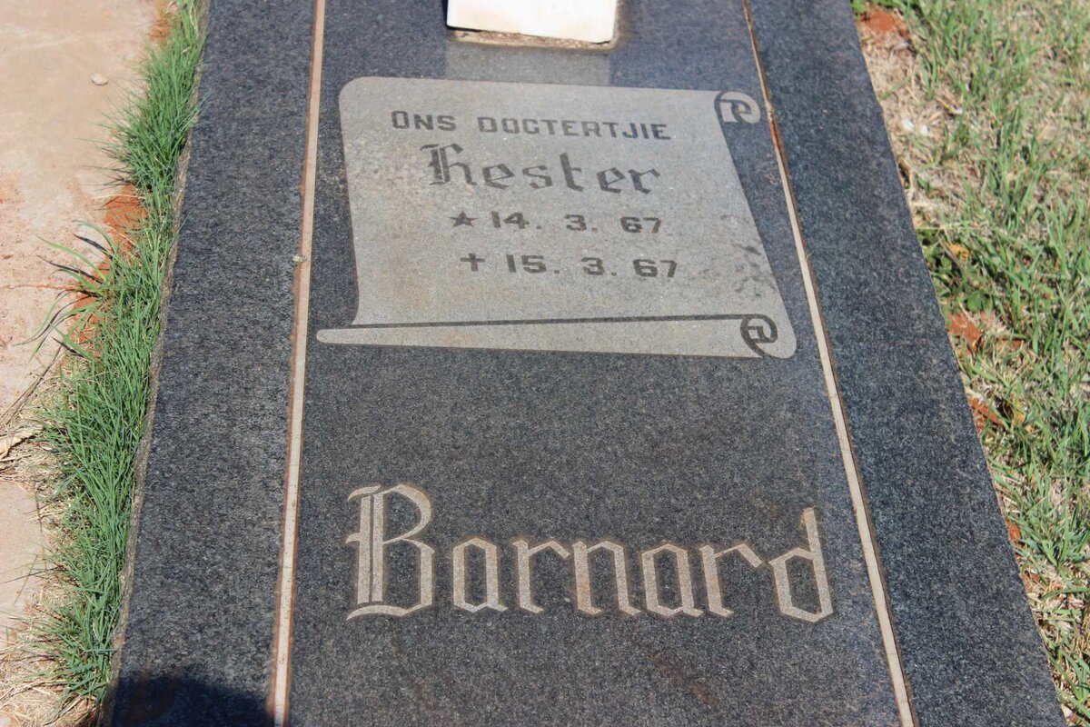 BARNARD Hester 1967-1967