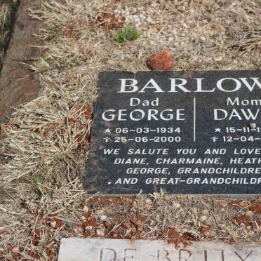 BARLOW George 1934-2000 &amp; Dawn 1937-1993 :: DE BRUYN ?
