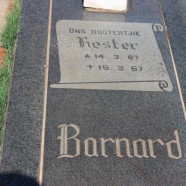BARNARD Hester 1967-1967