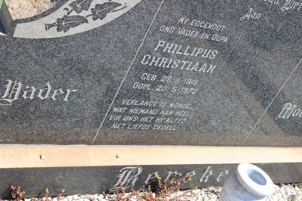 BENEKE Phillipus Christiaan 1919-1972