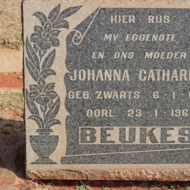 BEUKES Johanna Catharina nee ZWARTS 1912-1961