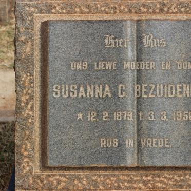 BEZUIDENHOUT Susanna G. 1879-1956