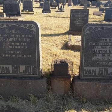 BILJON Gert Jacobus, van 1884-1956 &amp; Martha H.C.E. 1891-1951