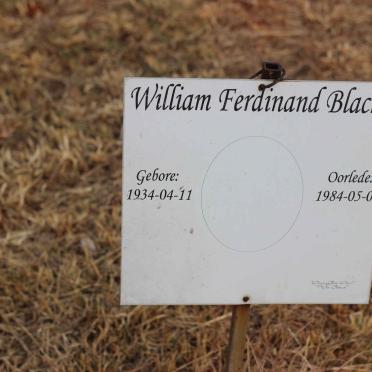 BLACK William Ferdinand 1934-1984