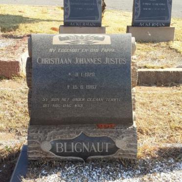 BLIGNAUT Christiaan Johannes Justus 1920-1967